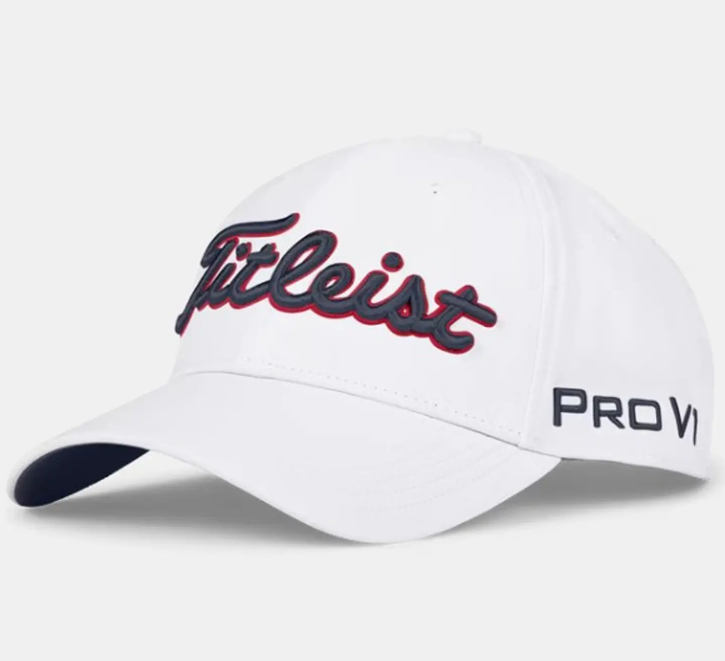 Gorro Titleist Tour Performance Blanco/Navy/Rojo 1
