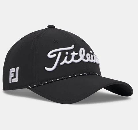 Gorro Titleist Tour Breezer Negro/Blanco