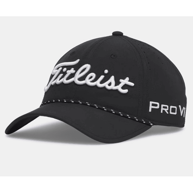 Gorro Titleist Tour Breezer Negro/Blanco
