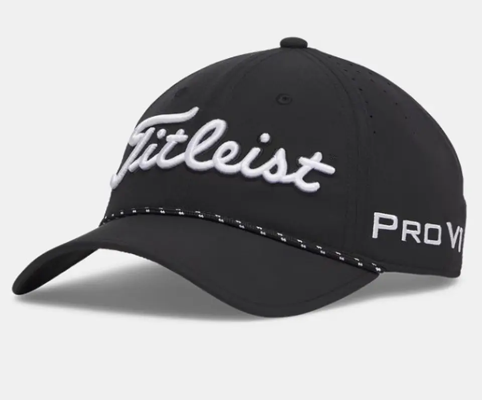 Gorro Titleist Tour Breezer Negro/Blanco 1