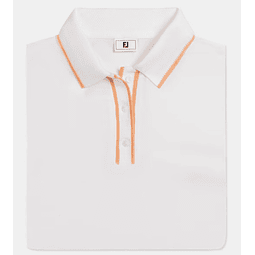 Polera polo de mujer blanco 