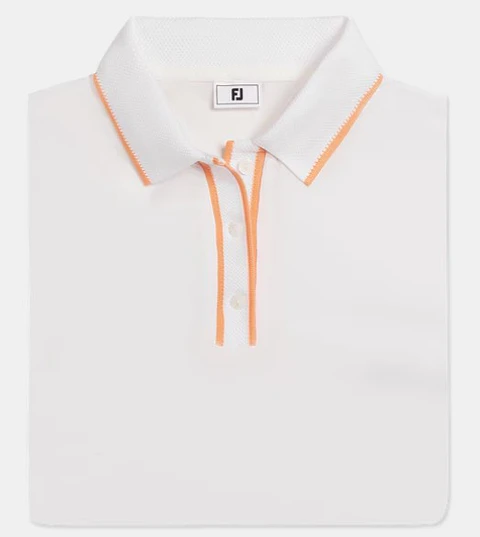 Polera polo de mujer blanco 