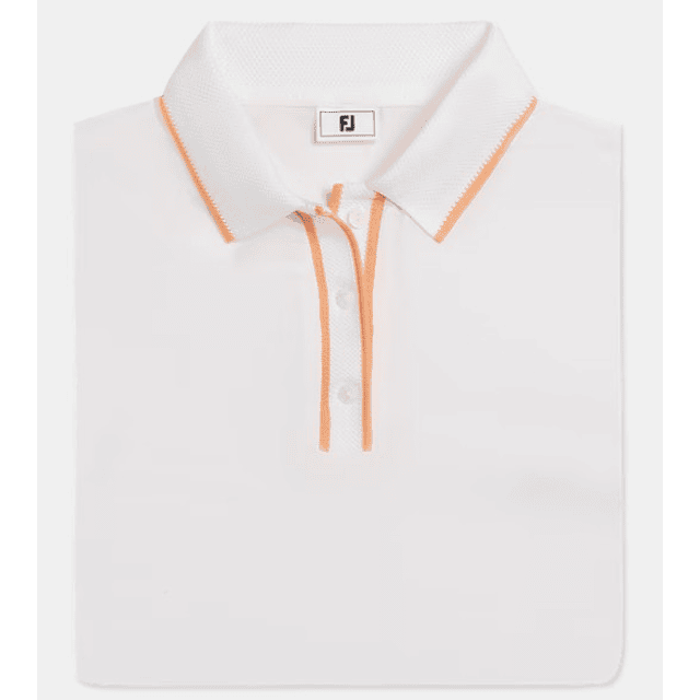 Polera polo de mujer blanco 