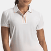 Polera polo de mujer blanco 