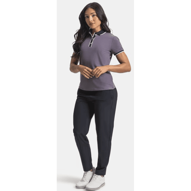 Polera polo de mujer violeta 