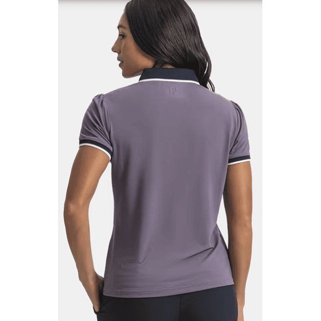 Polera polo de mujer violeta 