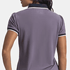 Polera polo de mujer violeta 