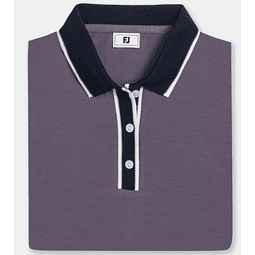 Polera polo de mujer violeta 