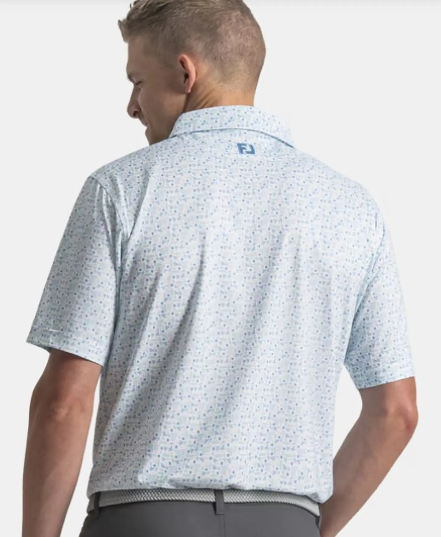 Polera Hombre Surf celeste  3