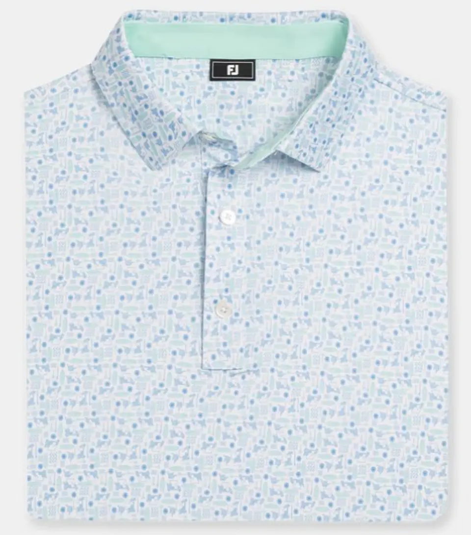 Polera Hombre Surf celeste  1