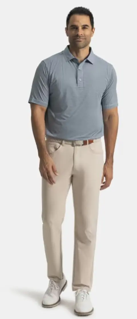 Polera Hombre Bandera Nautica Verde/azul/blanco 