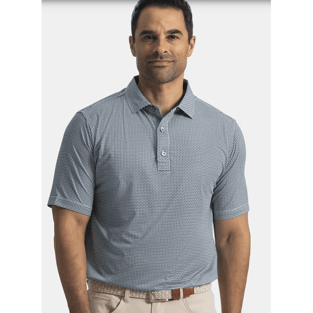 Polera Hombre Bandera Nautica Verde/azul/blanco 
