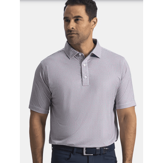 Polera Hombre Bandera Nautica Rojo/Azul/Blanco 