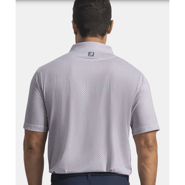 Polera Hombre Bandera Nautica Rojo/Azul/Blanco 