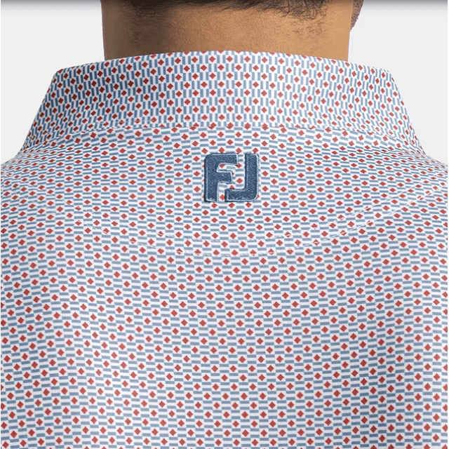 Polera Hombre Bandera Nautica Rojo/Azul/Blanco 