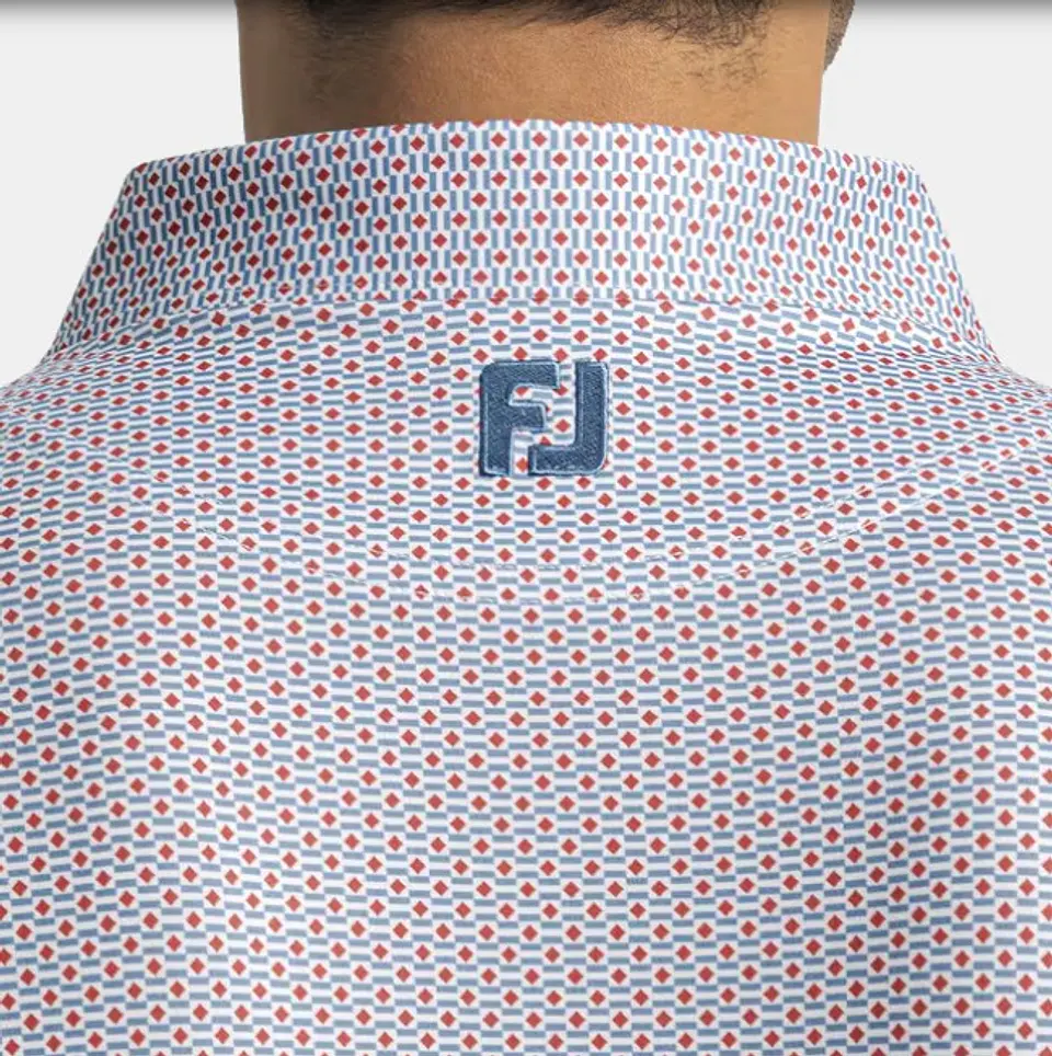 Polera Hombre Bandera Nautica Rojo/Azul/Blanco  5