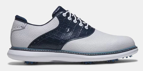 Zapato Footjoy Hombre Traditions Blanco/Azul
