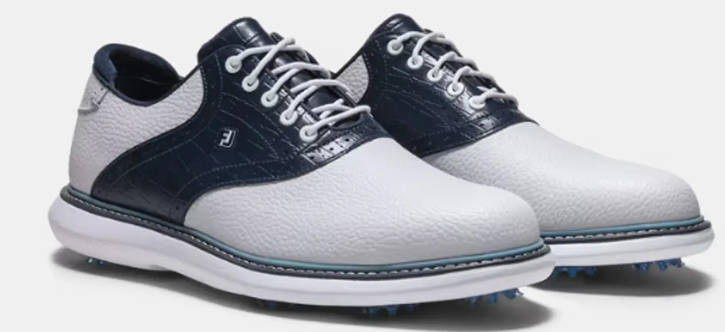 Zapato Footjoy Hombre Traditions Blanco/Azul 4