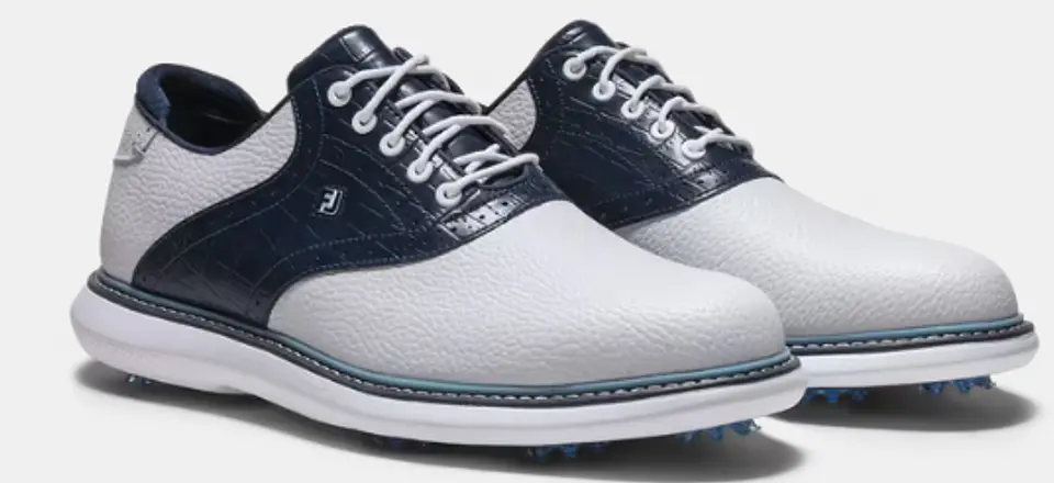 Zapato Footjoy Hombre Traditions Blanco/Azul 4
