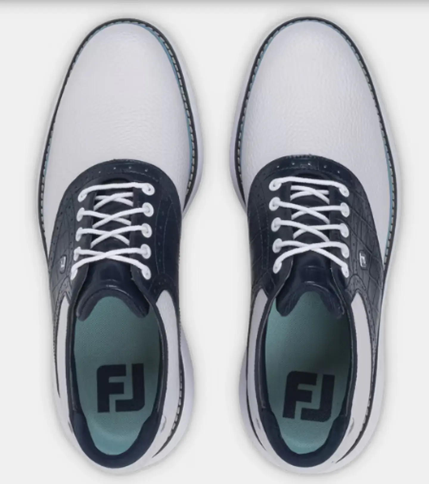 Zapato Footjoy Hombre Traditions Blanco/Azul 6