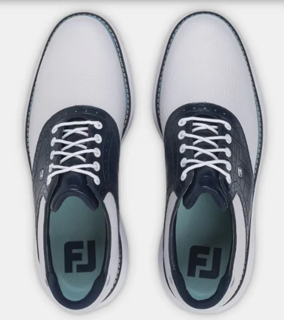 Zapato Footjoy Hombre Traditions Blanco/Azul 6