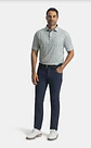 Polera Footjoy Surfs Up Lisle Verde / Blanco / Amarillo / Azul Marino - Miniatura 4