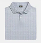 Polera Footjoy Floral Mark Lisle Azul/Blanco - Miniatura 1