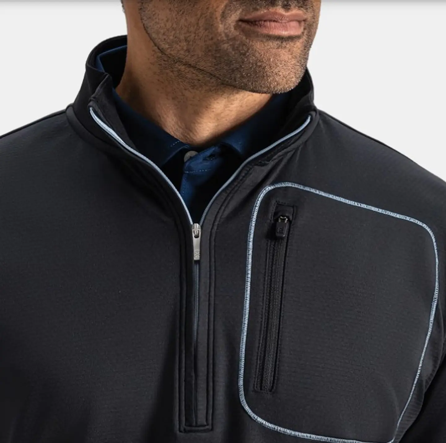 Poleron ThermoSeries cierre 3/4 Negro  4