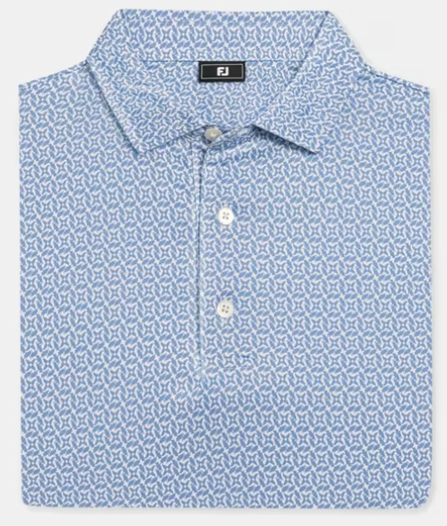 Polera Club Cube Blanco/Celeste 1