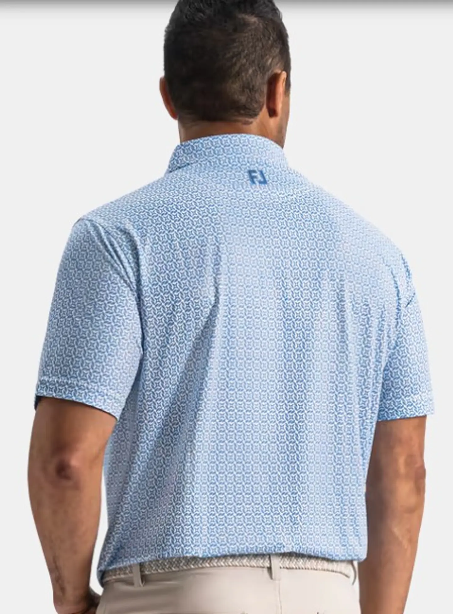 Polera Club Cube Blanco/Celeste 3