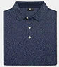Polera de Pique con puntos dispersos Azul  - Miniatura 1