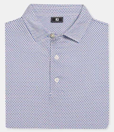 Polera de bandera blanco/azul/melocoton
