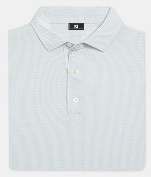 Polera de bandera blanco/verde/ brisa azul