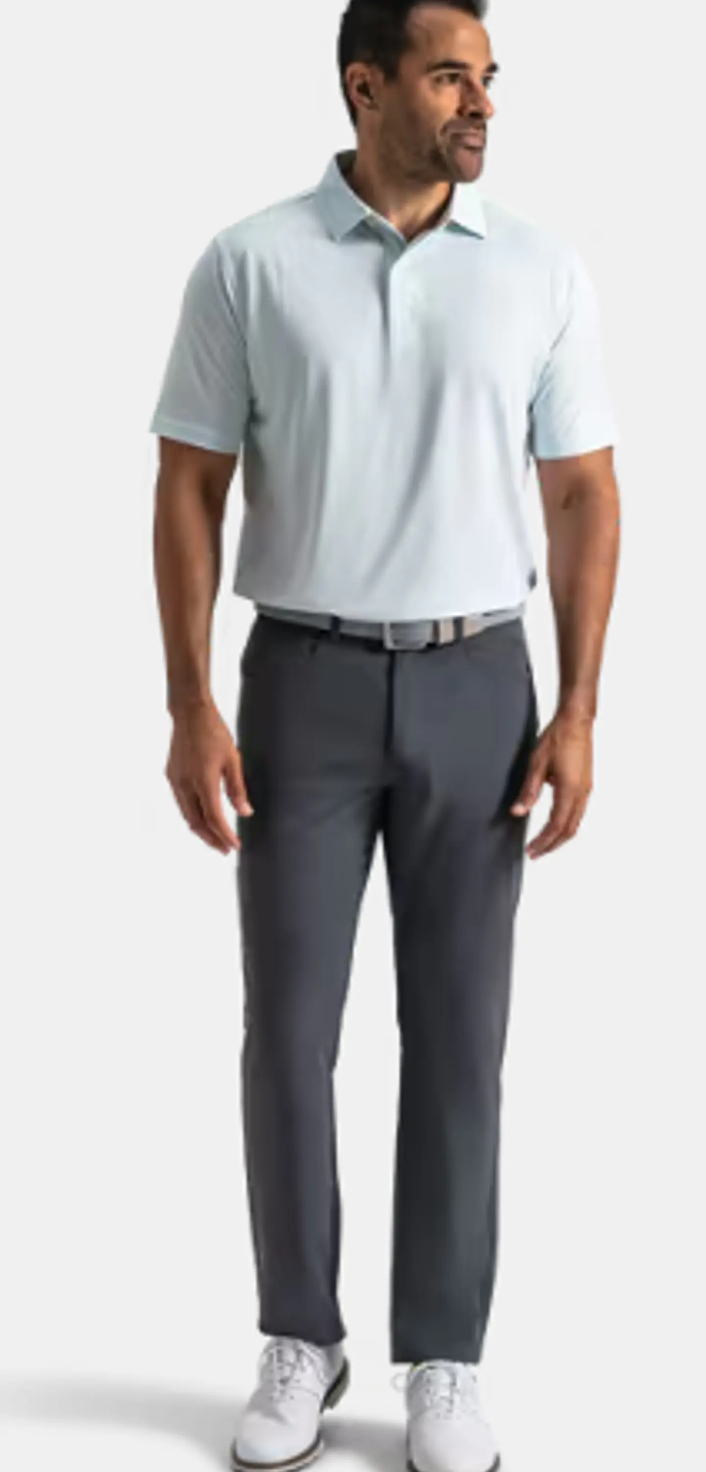 Polera de bandera blanco/verde/ brisa azul 4