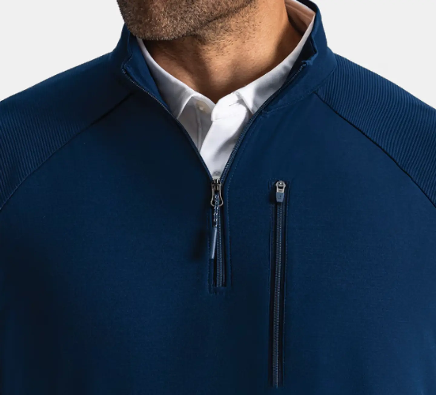 Poleron Ottoman Mid-Layer Azul 5