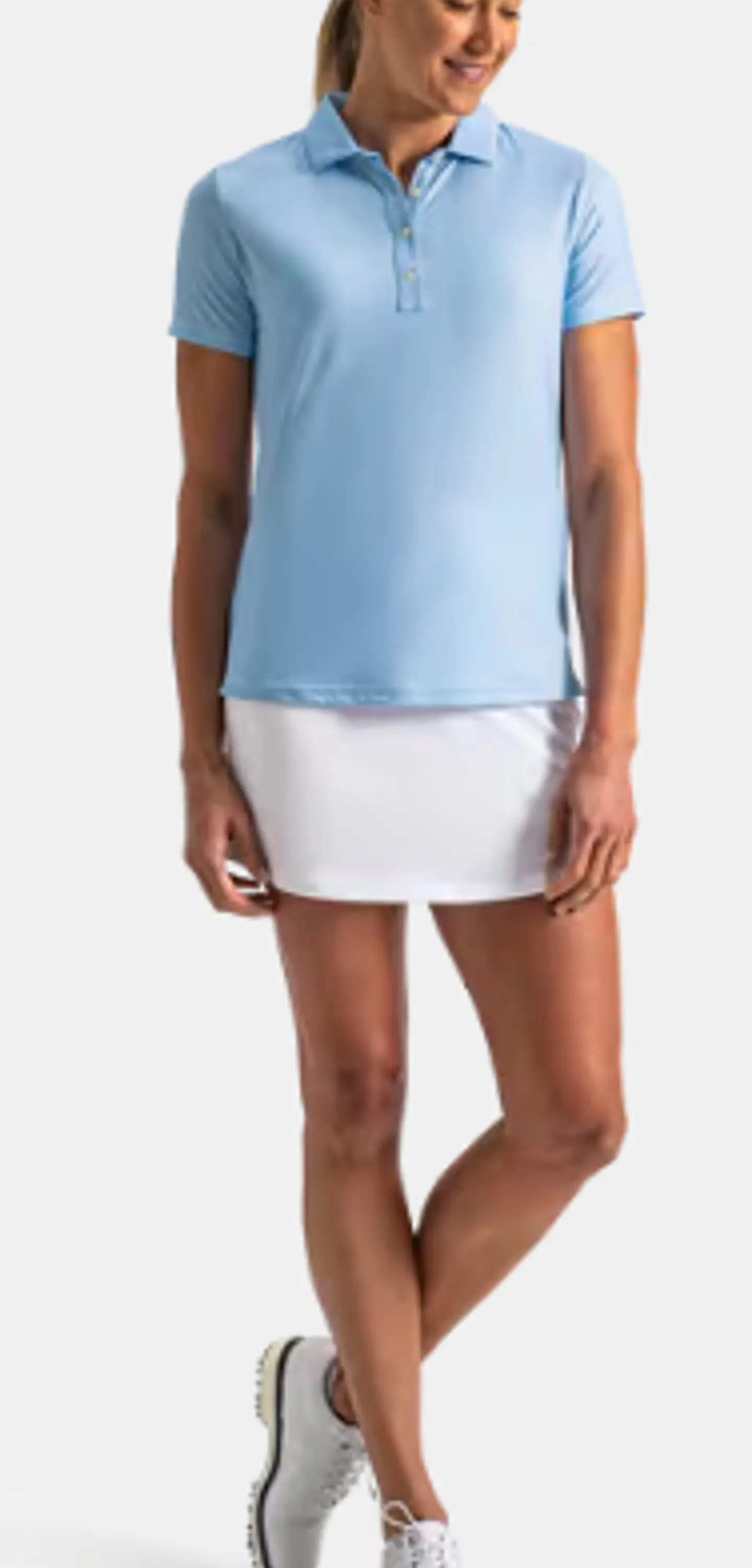 Polera de Mujer Tee Time Celeste  3