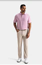Polera FootJoy Order Geometric TourLisle Blanco/ Humo de orquídea / Brisa azul - Miniatura 4
