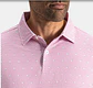 Polera FootJoy Order Geometric TourLisle Blanco/ Humo de orquídea / Brisa azul - Miniatura 3