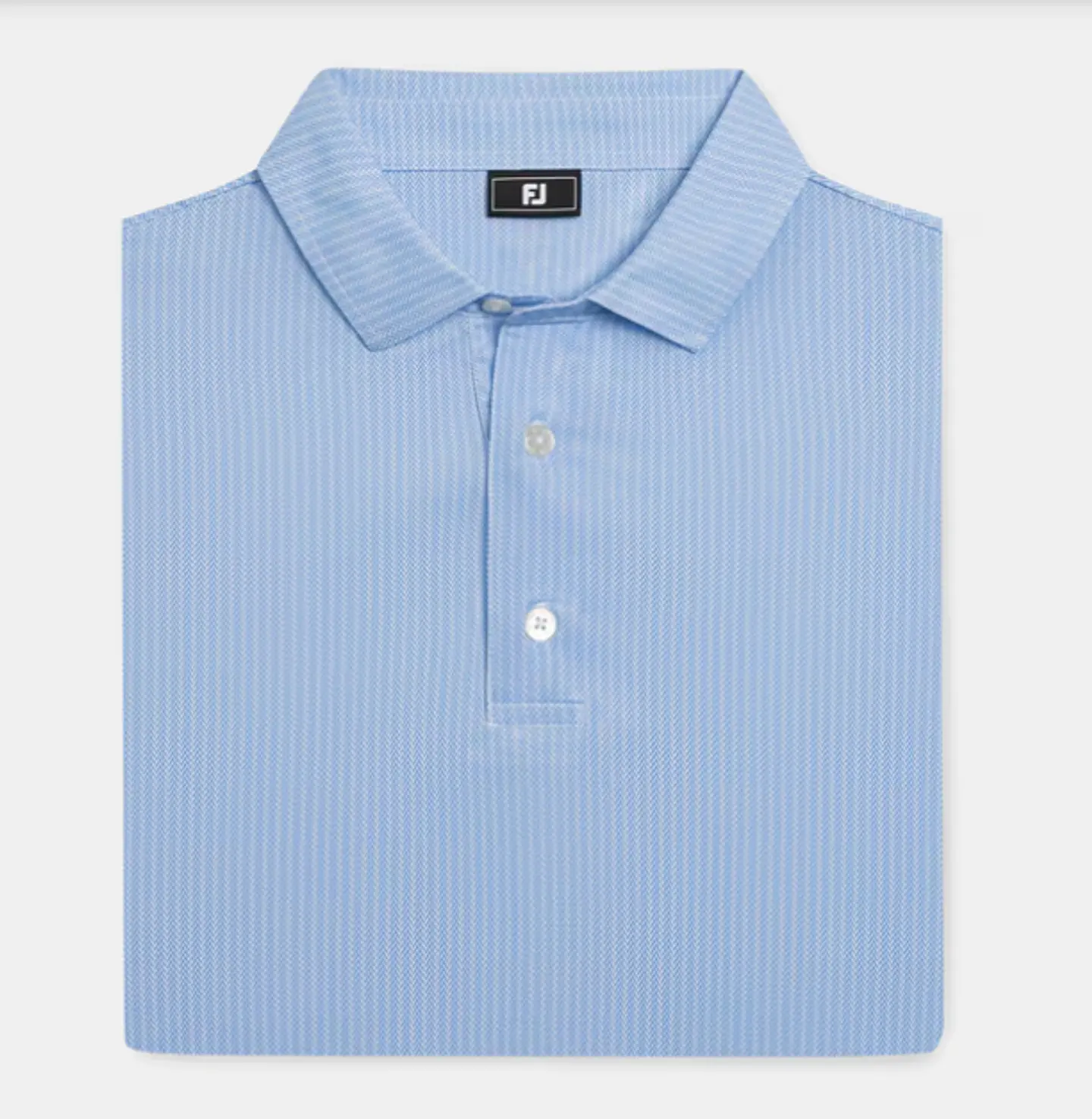 Polera FootJoy Tee Time TourLisle Blaco/ Celeste 1