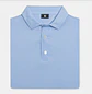 Polera FootJoy Tee Time TourLisle Blaco/ Celeste - Miniatura 1