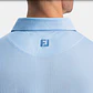 Polera FootJoy Tee Time TourLisle Blaco/ Celeste - Miniatura 2