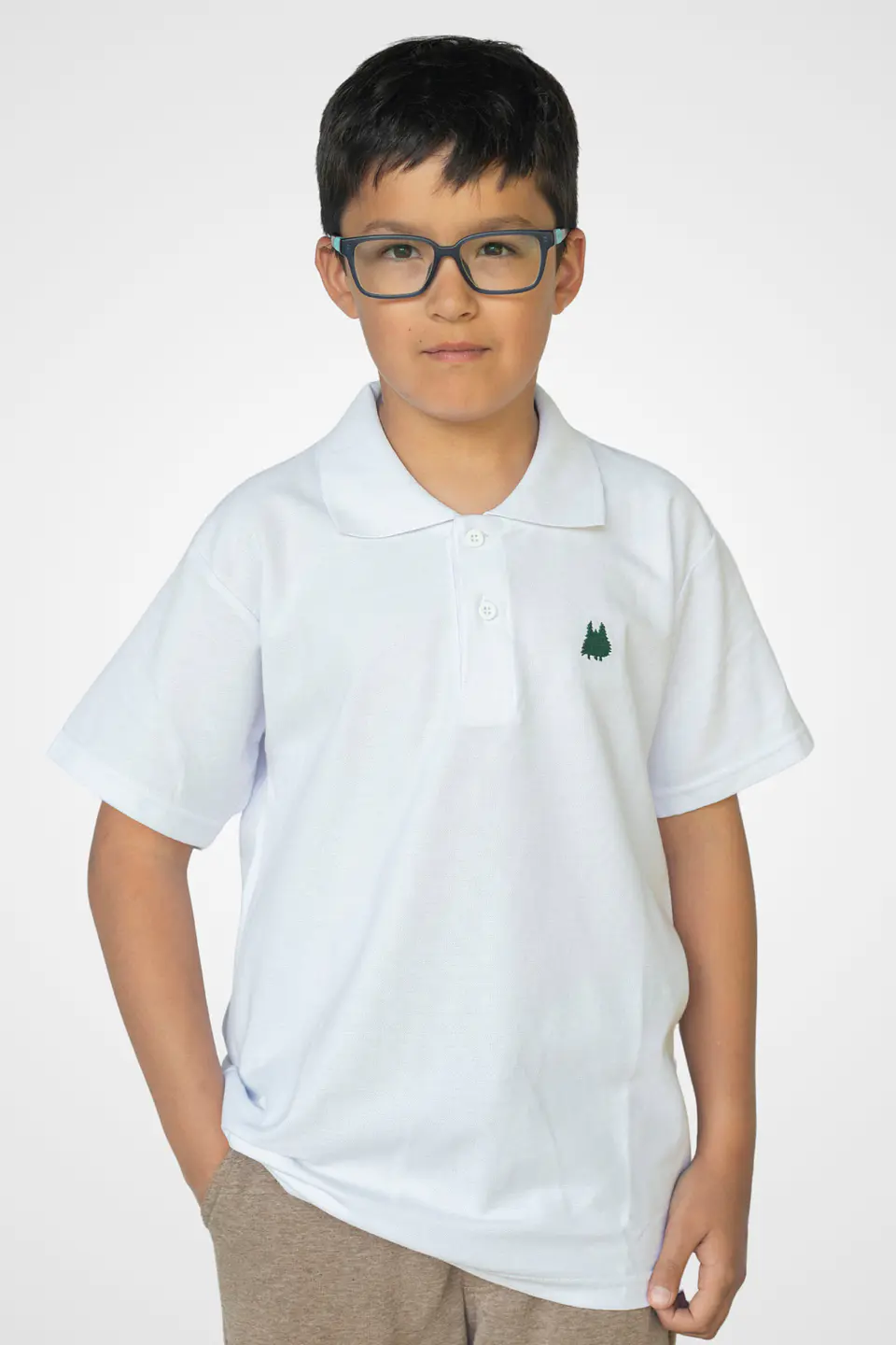 Polera golf de algodón niño piqué - Unisex 5