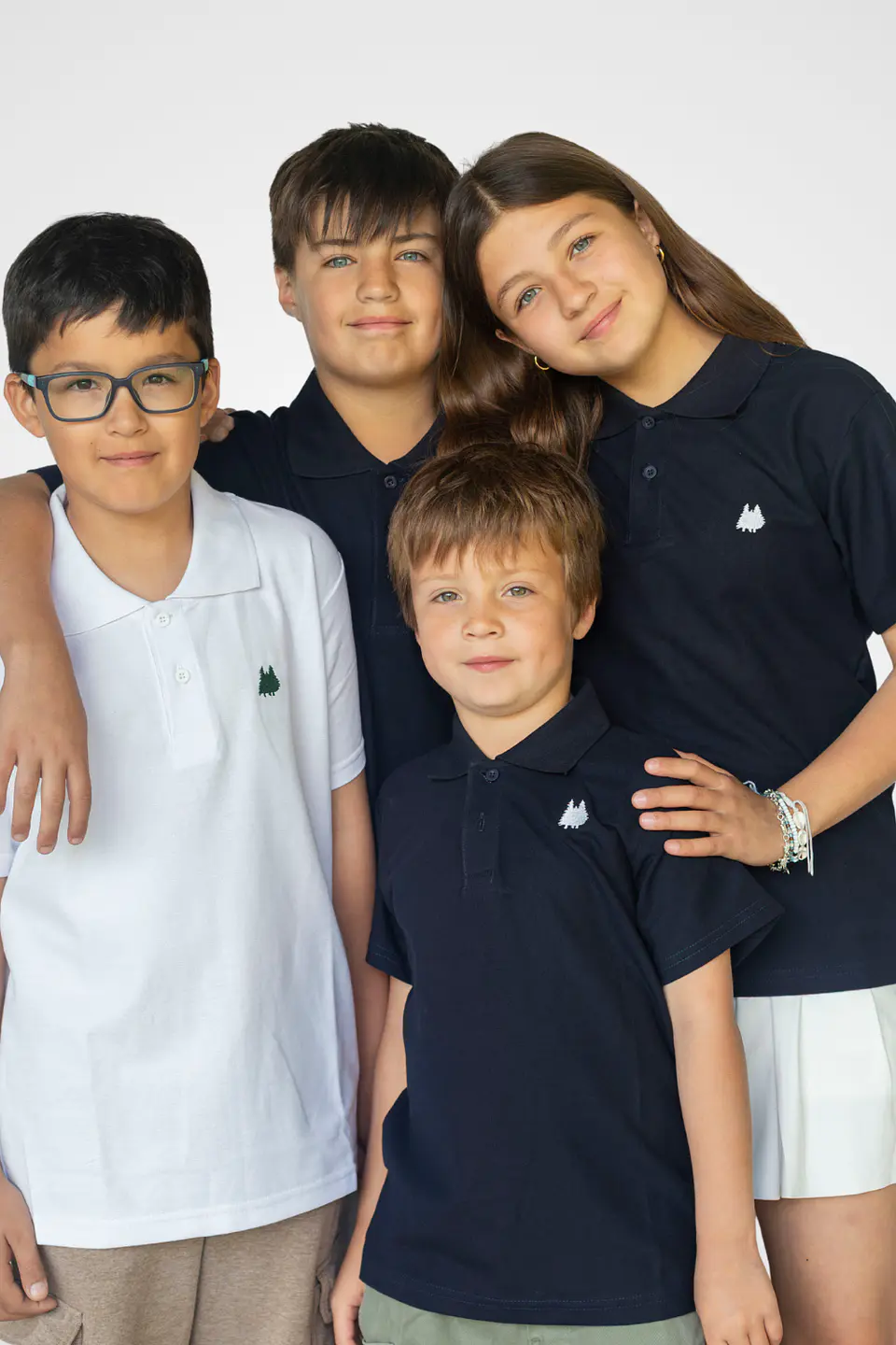 Polera golf de algodón niño piqué - Unisex 8