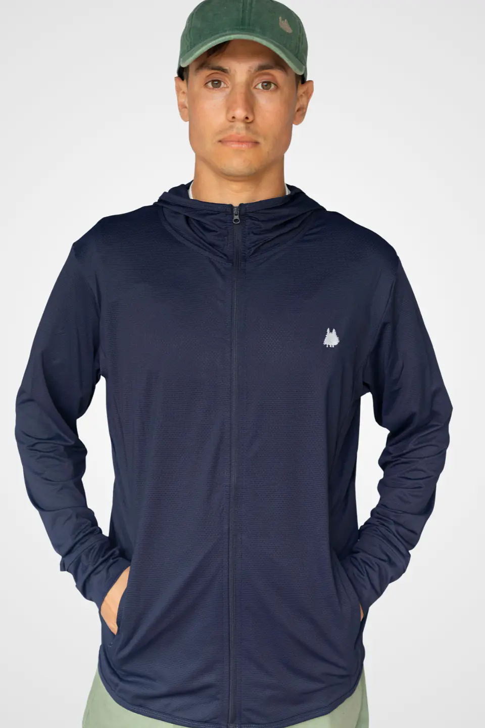 Polerón de golf microperforado con capucha – Hombre 1