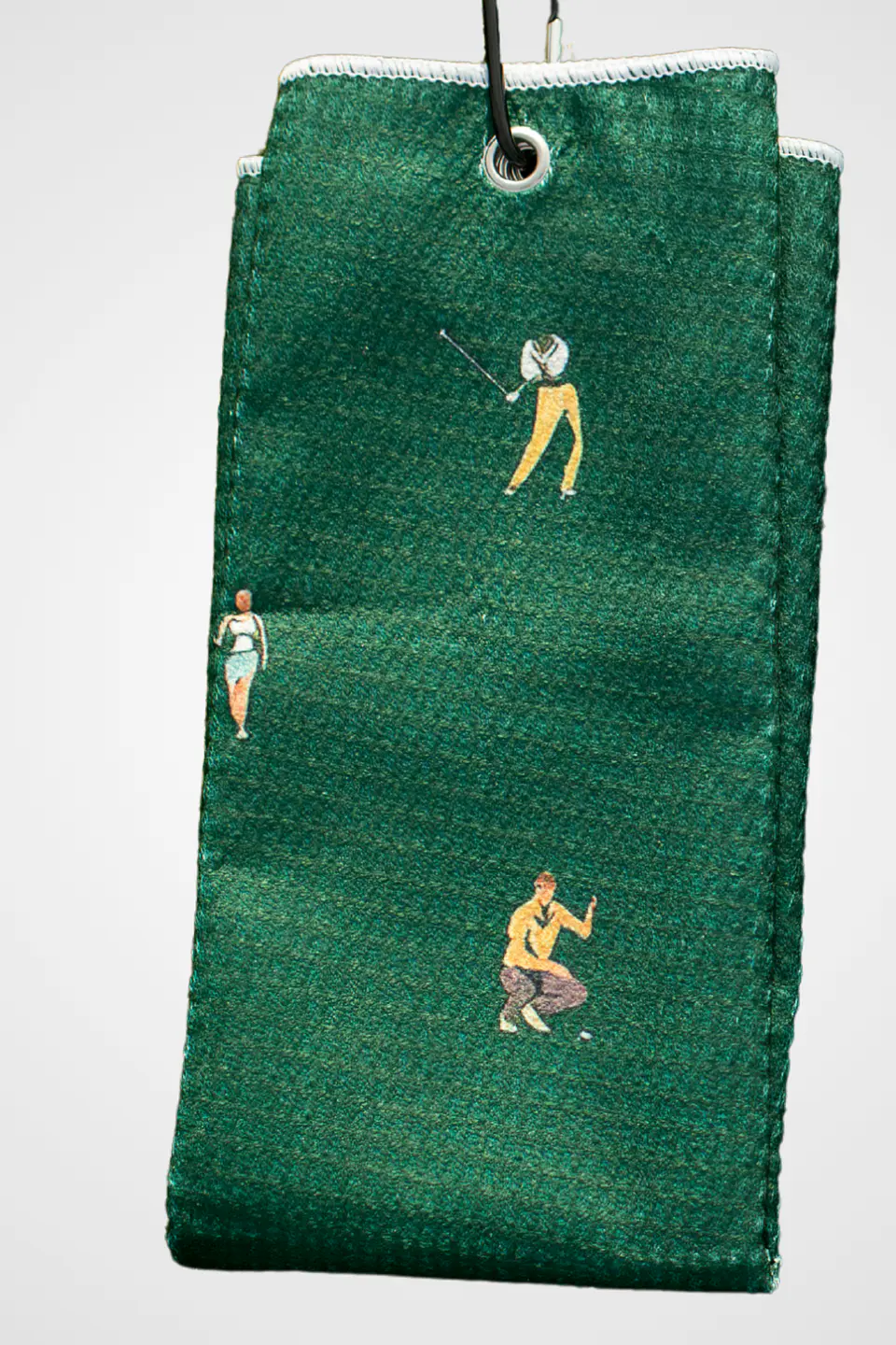 Toalla de golf microfibra con gancho - golfers 2