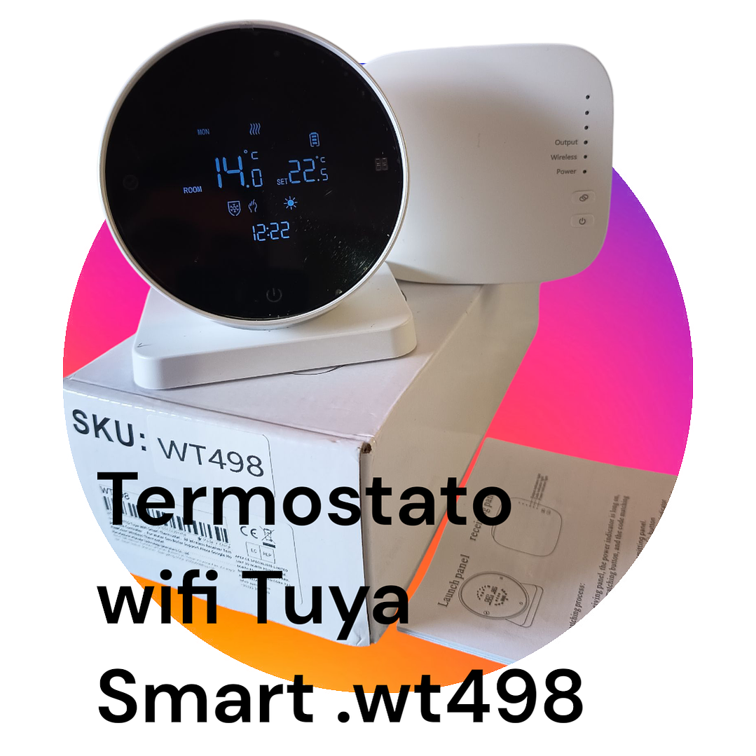 Termostato wifi Tuya Smart WT498 1