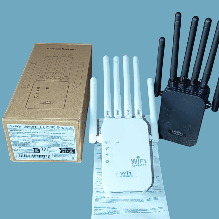 Repitidor wifi 2.4 ,5 G 1200 M  2