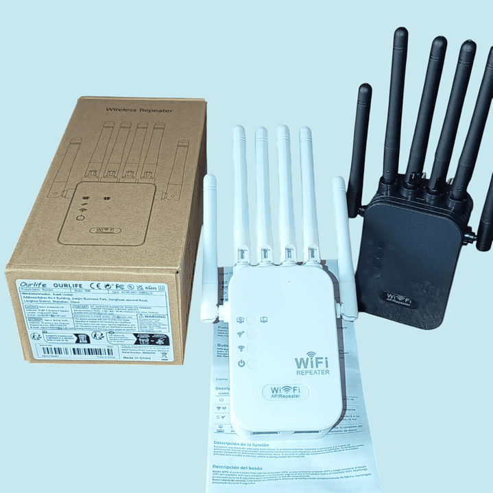 Repitidor wifi 2.4 ,5 G 1200 M  3