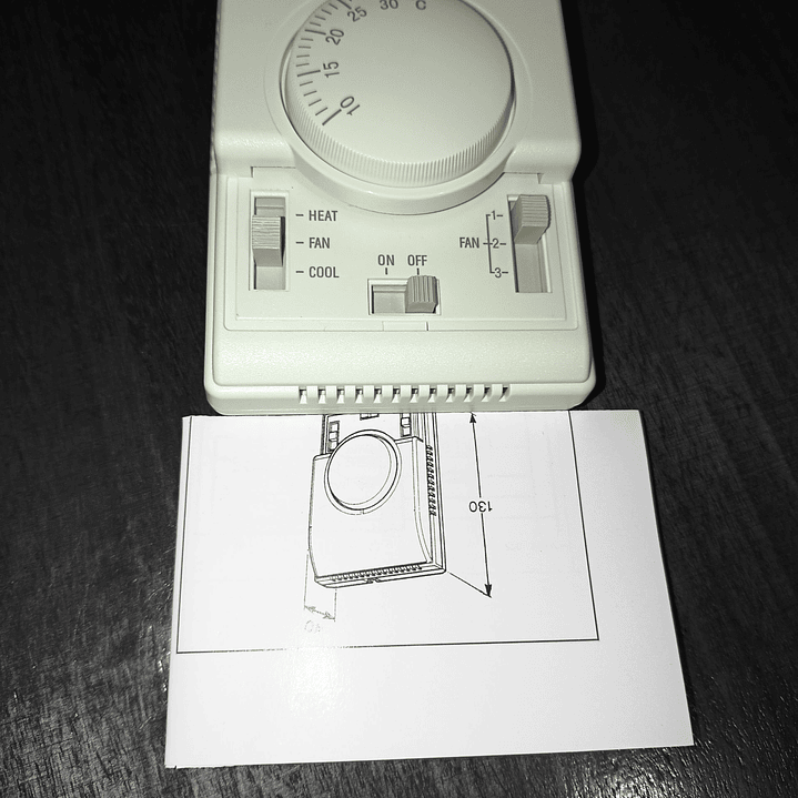 Termostato analógico para fancoill 4 tubos .. 5
