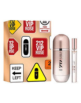 212 Vip Rose Estuche Edp 80Ml + Mini Edp 10Ml